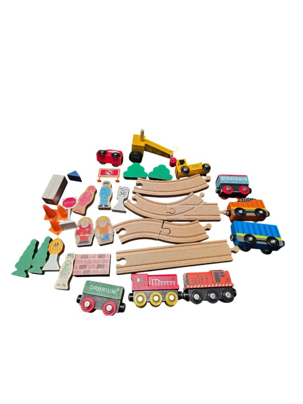 Wooden Magnetic Train Set Toys & Accessories